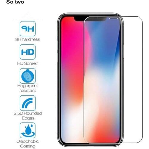 HD Protective Glass Screen Protector For iPhone 11 Pro Max X Tempered Glass For iPhone 11 Pro X XS Max XR Glass Film Protection