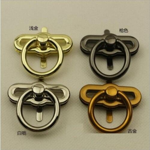 10pieces/lot) Luggage Handbag Hardware Accessories Elliptical Shape Twist Lock