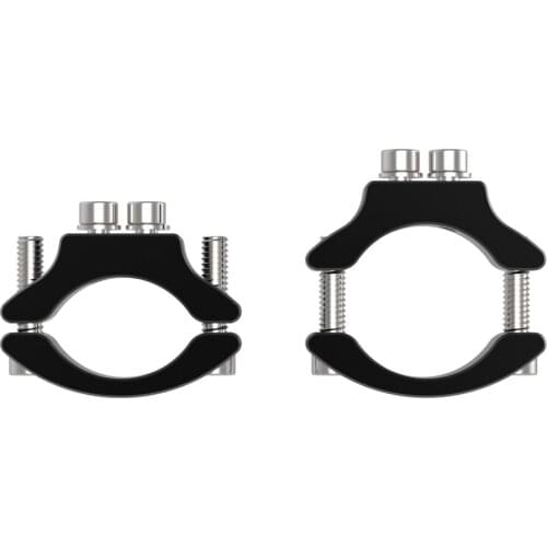 2sets BOSMAA G11/G13 Motorcycle Headlight Mounting Bracket Relocation Clamps Driving Hunting Light Holder For 22-54mm Tube Fork