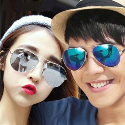 2020 LVVKEE high quality Fashion Brand design men women driving glass lens sunglasses 58mm 3025 Mirror oculos Gafas G15 H2O Blue