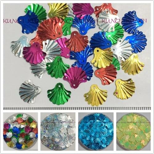 30g 900pcs 12mm Cup Fan-Shaped Loose Sequin Paillette Crafts Sewing Women Kids Shoes,Cap,Diy Garment Accessories