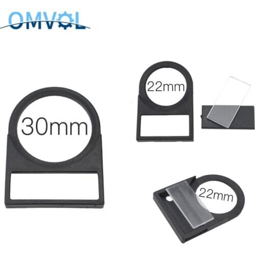 5PCS Push Button Switch Panel Label Frame Push Button Mounting Size 22mm 30mm