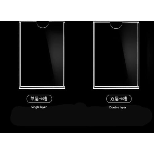 1INCH 2INCH 3INCH 4INCH 5INCH 6INCH 7INCH 8INCH~12INCH Acrylic Photo Frame Box Card Slot Display Board Billboard