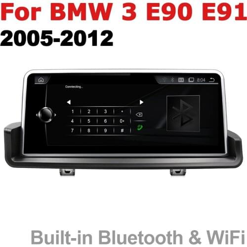 Car Audio Android 7.0 up GPS Navigation For BMW 3 Series E90 E91 2005~2012 Idrive WiFi 3G 4G Multimedia player Bluetooth 1080P