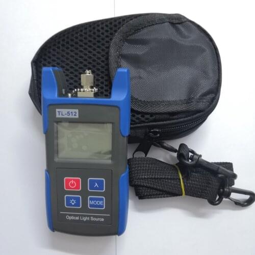 Free Shipping TL512 Handheld Multimode Fiber Optical Light Source 850 1300nm MM