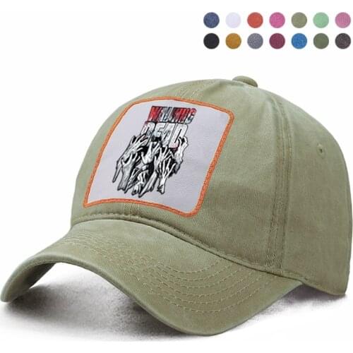 The Walking Dead Baseball Cap Dad Solid Trucker Snapback Bone Hat Harajuku Street Casquette Woman Ponytail Berets Cap Sun Shade