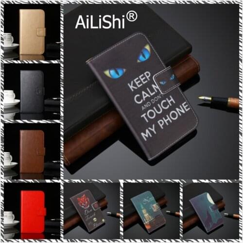 AiLiShi PU Leather Case For Alcatel 1X 1S 1C 3X 3C 5 5V Onyx A3 Idol 4 Pro 5 6058D Flip Cover Wallet With Card Slots Case