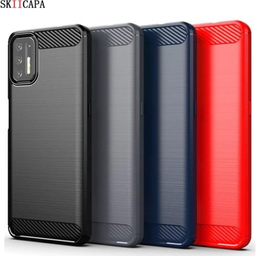Case for Motorola Moto G9 Plus G9 Play Brushed Carbon Fiber Soft Silicone Bumper Cover for Moto g9 plus g9 play phone Case