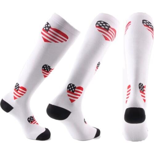Unisex Compression Stockings Pressure Nylon Varicose Vein Leg Support Stretch Pressure Stocking Knee Circulation Stock Socks