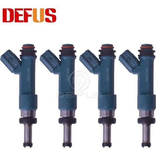DEFUS 4PCS High Performance Fuel System Car Parts Petrol OEM 23250-37020 Fuel Injector Nozzle for Toyota Pruis 1.8L 2010-2016