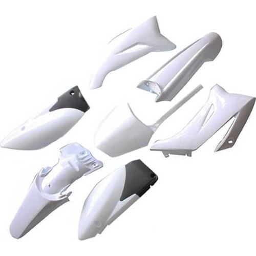 ABS Fairings Plastic Body Parts For YAMAHA TTR110 TTR110E 110cc Dirt Pit Bike Complete White