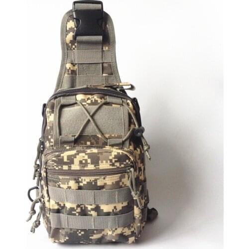 Canvas on camouflage tra nsport field army fan motor hang bag shoulder aslant outdoor tactical chest package
