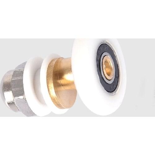 Shower Sliding Door Roller Runner Wheel 25mm Wheel Diameter For 4-6mm Glass