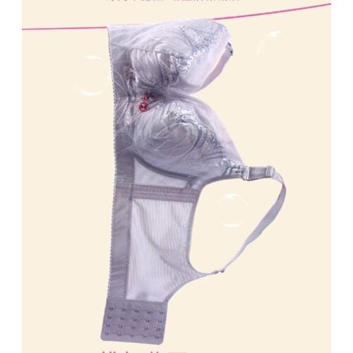 Plus size Lace Sexy Thin Cotton Cup Plump Big Push Up Bra Bralette Encaje Sexy Bra modis lingerie plus size drop shipping