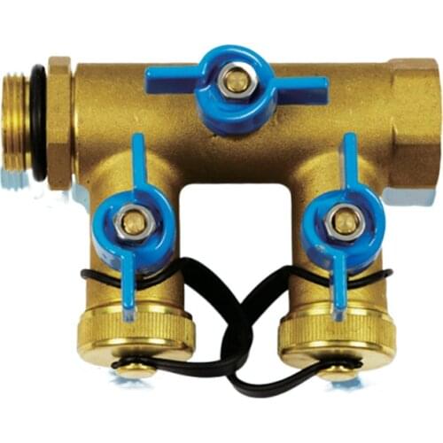 Brass Pre-fill Surge Valve Three Head 3/4 inch for Split Solar Water Heater
