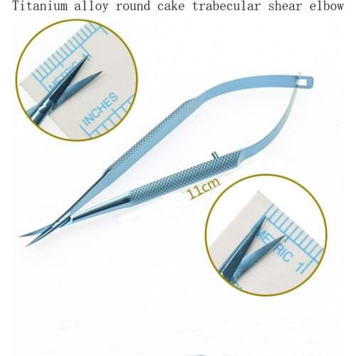 Microscopic Plastic Surgery Instrument Trabecular Scissors Double Eyelid Eye Opening Tool