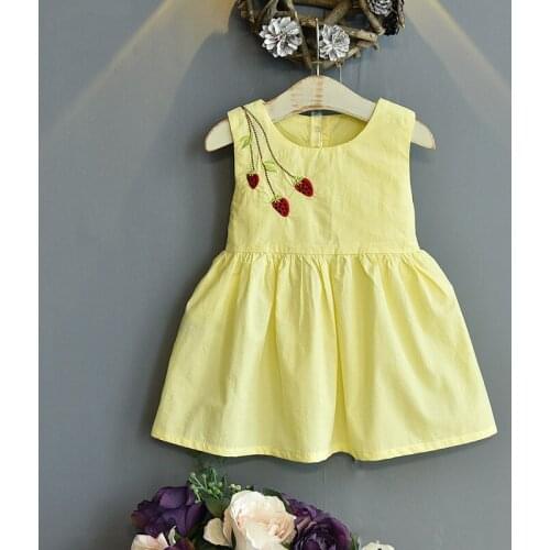 Sleeveless Korean fashion princess dress little girl summer clothes kids dresses for girls kids clothes