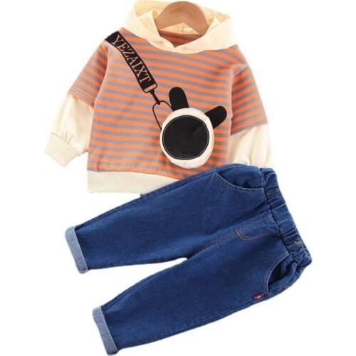 New Spring Autumn Baby Girls Clothes Suit Children Boys Fashion Hoodies Pants 2Pcs/Sets Toddler Sports Costume Kids Tracksuits