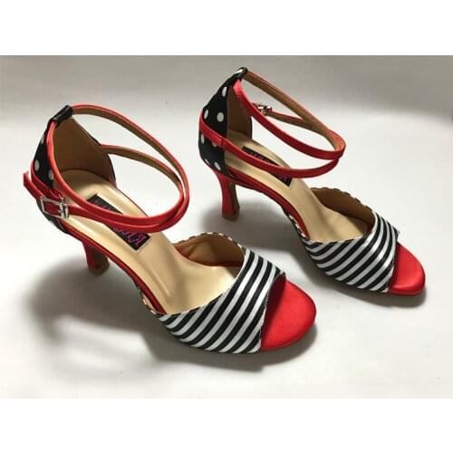 Latin dance shoes for women ballroom salsa shoes tango shoes & wedding shoes 6237DSR re-design