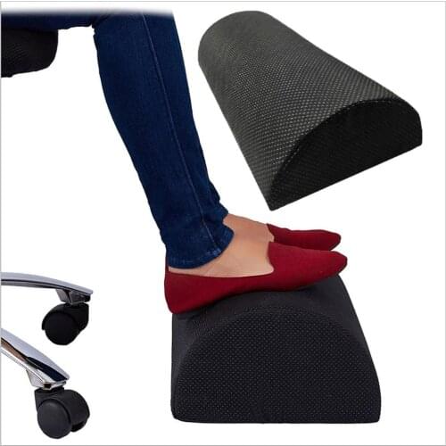 Half Moon Bolster Semi-Roll Pillow - Ankle and Knee Support - Leg Elevation - Back, Lumbar, Neck Pain Relief - Pad for Side Slee