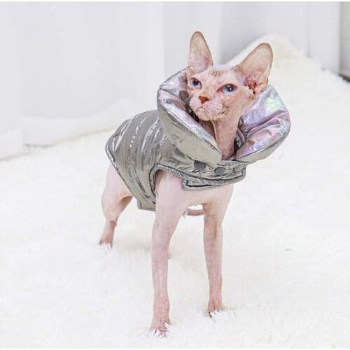 Bubble Collar Jacket for Small Dog Cat Winter Warm Puppy Pet Dog Coats Waterproof Dogs Down Chihuahua Yorkie Clothing Overalls