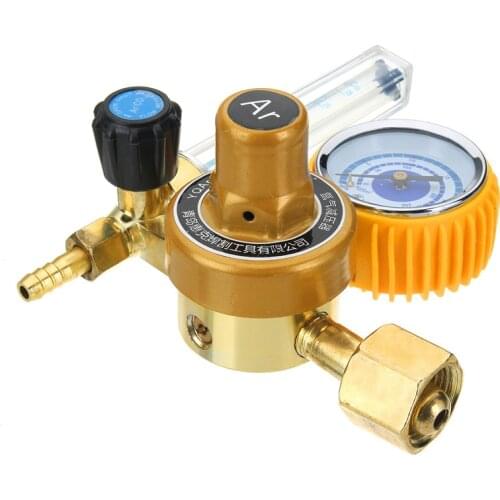 G5/8" 0-25Mpa Argon CO2 Mig Tig Flow Meter Gas Regulator Flowmeter Welding Weld Gauge Argon Regulator Pressure Reducer