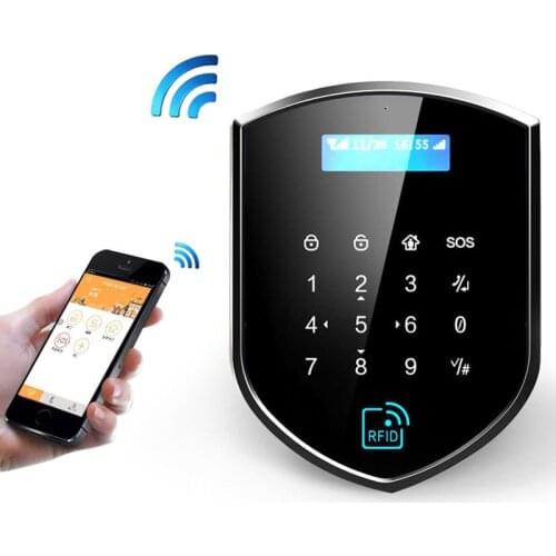Wolf-Guard Smart Wireless 2.4GHZ WIFI GSM Home Alarm Security Burglar System DIY Host Door Sensor PIR Motion Detector Kit