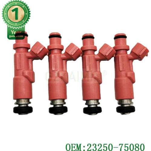 BRAND NEW Fuel Injectors nozzle 23250-75080 2325075080 23209-75080 forTOYOTA 4 Runner Tacoma 2.4 2.7