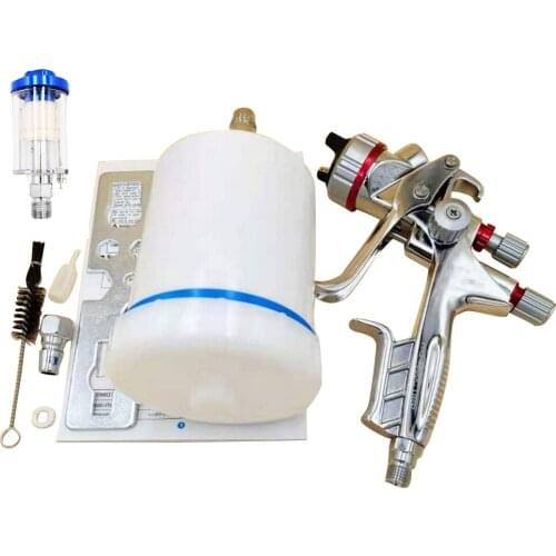 T40 600ML HVLP Spray Gun 1.3mm Car Sprayer Painting Tool with Air Filter Separator High Atomization Air Paint Sprayer