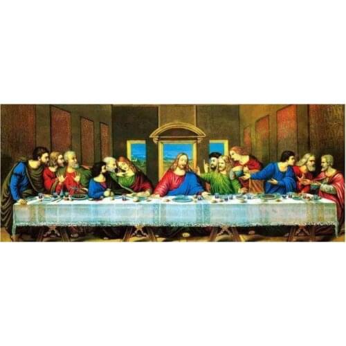Last supper diamond painting full drill religion daimond embroidery kit mosaic beads craft rhinestone cross stitch picture gift