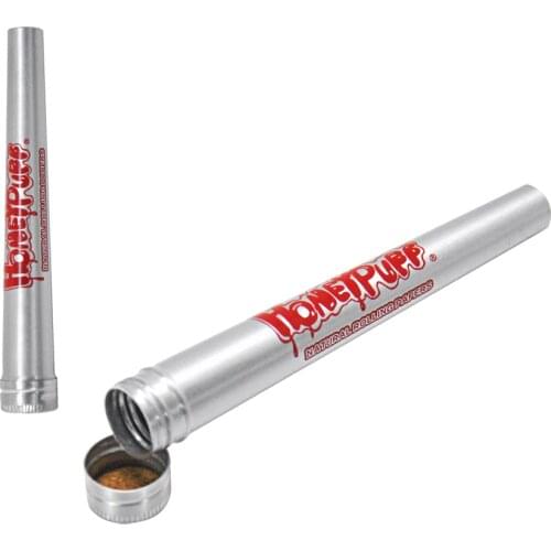 HONEYPUFF Aluminum Metal Tube Doob For Different Size Rolling Paper Airtight Smell Sealing Rolling Cone Smoking Accessories