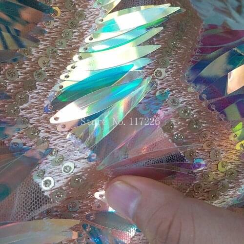 GOOD Quality JRB-62305 African Sequin Lace Fabric African net Lace Fabric sequins Net Lace for party dress