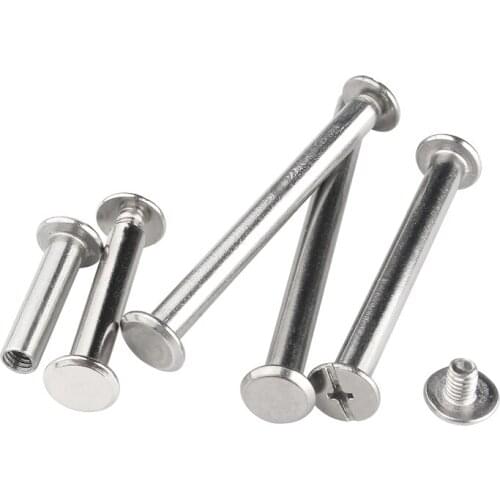 Lash Rivet Mother Screws Pair of Lock 304 Stainless Steel M5