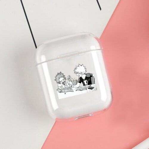 Kiribaku bakushima My Hero Academia Soft TPU Case For Apple Airpods 1/2 Protective Cases Bluetooth Wireless Earphone Cover