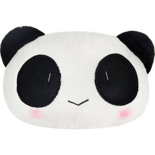 1pc Cartoon Car Neck Pillow Cute Panda Headrest Neck Support Neck Cushion Head Rest Bone Seat Cover Car Accessories