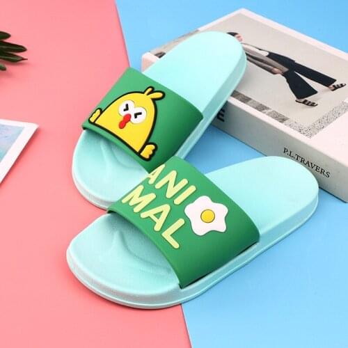 Cartoon Childrens Slippers Shoes Cute Boys and girls Children Slippers Baby Bathroom A- line Slipper Non-Slip Wear-Resistant