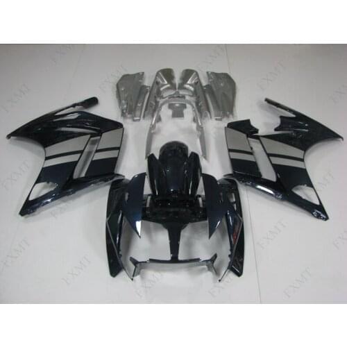 FJR1300 2010 Plastic Fairings FJR 1300 2009 Fairings for YAMAHA FJR 1300 2007 - 2012 Abs Fairing Dark Blue Silver