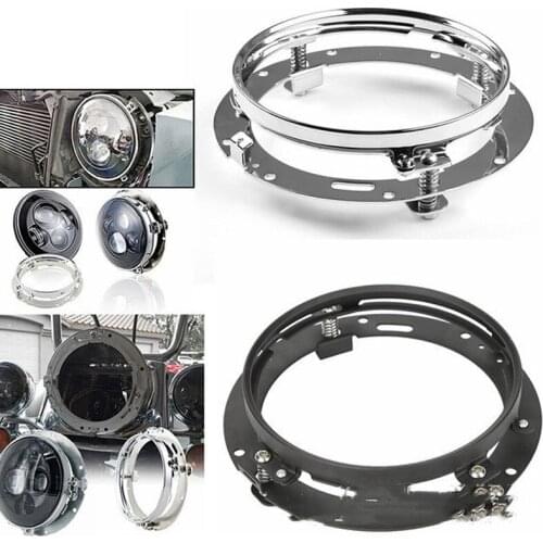 7 Inch Round LED Headlight Mounting Bracket Ring For Car Jeep Wrangler JK Land rover defender for Harley Motorcycle 7" Bracket