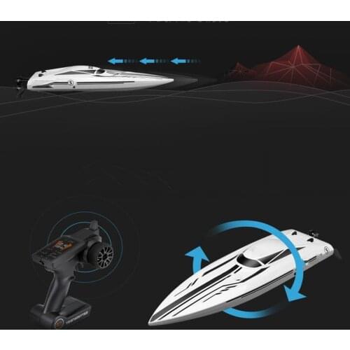 Remote Control Boat brushless Motor High Speed Large Speed Boat 2.4G Remote Control Boat Water Cooling Heat Nautical Model Toy