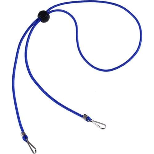 Mask Lanyard Straps Holders for Back of Head or Neck with Adjustable Stopper E56C