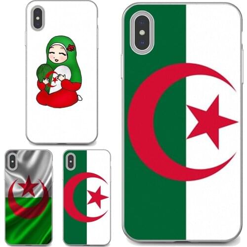 For Huawei P30 P40 P20 P7 P8 P9 P10 Lite Plus Pro 2015 2016 2017 Mini Soft Skin Case Algeria-Flag