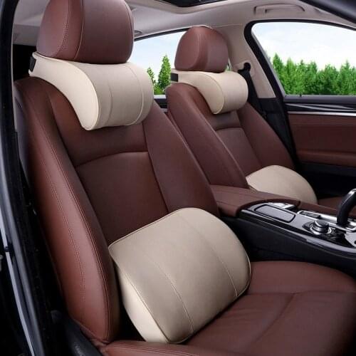 NEW-Universal Car Neck Pillow Memory Foam Pillows Neck Rest Seat Headrest Neck Support Adjustable Cushion