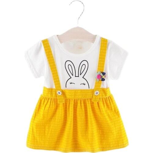 2021 New Summer Regular Short Baby Party Outfits Newborn Infant Clothing Baby Girls Clothes Kids Princess Dresses High Quality