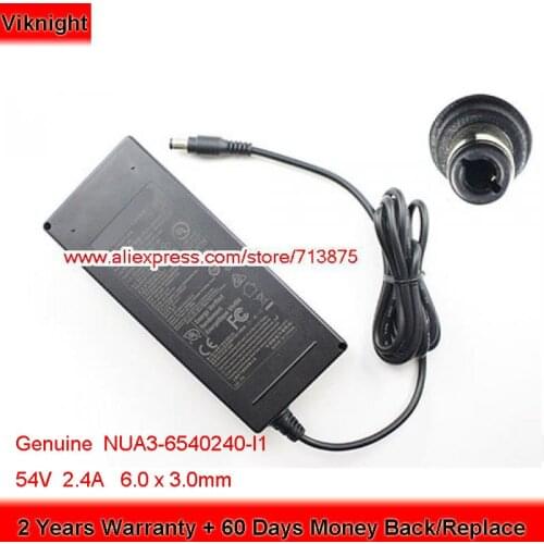 Genuine 332-1101-01 54V 2.4A NUA3-6540240-L1 Laptop Charger for Netgear NUA3-6540240-I1 ULL-100971-EA Power Supply