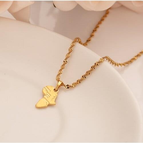 Gold Pendant with necklace Gold filled Romantic Vintage Jewelry Women girls Valentines Day Gift mother gift