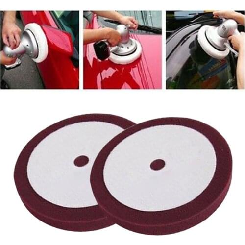 1Pcs 8Inch Car High Quanlity Buffing Sponge Polishing Pad Cutting Pad Hand Tool Kit For Car Polisher Compound Polishing