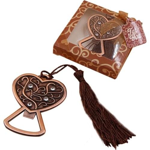 1pc Bottle Opener Vintage Heart Wine Opener Bottle Cap Opener Wedding Party Favor Bar Accessories