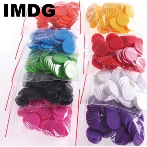 100Pcs/set Plastic Chips, Coins, Wafers, Teaching Music, Learning Coins 30mm