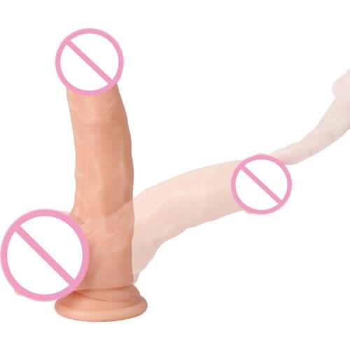 7.09X1.18inch Sex Toys Realistic Dildo Suction Cup Soft Dildo Anal Dildos for Women Big Dildo for Female Masturbation Penis