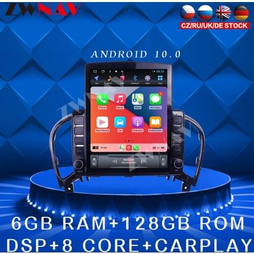 For Nissan Juke 2011-2016 Android 10 Tesla style Car DVD Player GPS navigation Car Auto Radio Stereo Multimedia Player